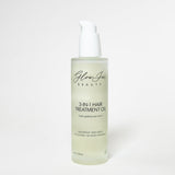 Glow Hair Beauty 3-in-1 Hair Treatment Oil bottle on a white background