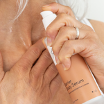 Barrier Body Serum on Neck 