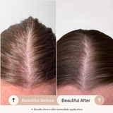 Glow Jar Beauty customer before and after scalp serum