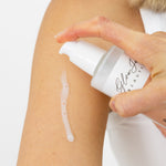 Glow Jar Beauty Barrier Body Serum application on arm