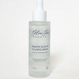 Glow Jar Beauty Healthy Scalp & Fullness Serum bottle on a white background
