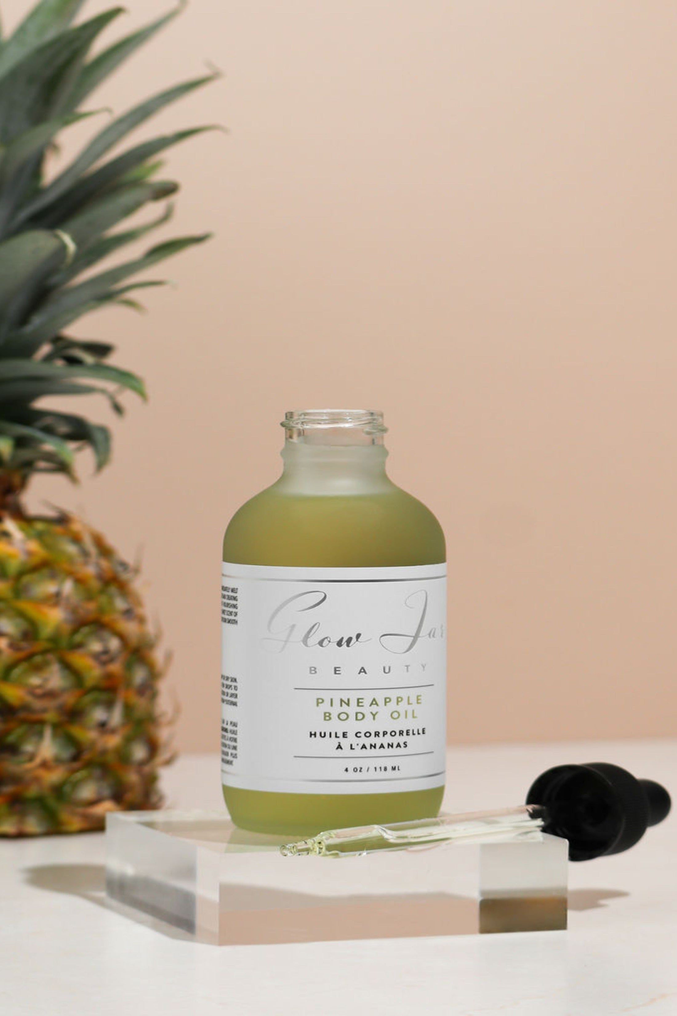 Pineapple Body Oil • Glow Jar Beauty & Skincare Glow Jar Beauty Inc.